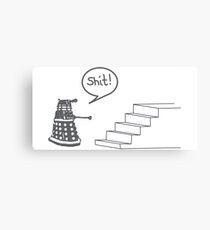 Shit Dalek Canvas Print