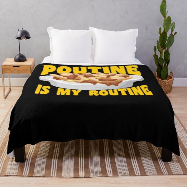 Item preview, Poutine Is My Routine | Funny Canadian Food Foodie designed and sold by footlak7.