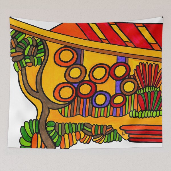 Item preview, 'Garden Colour' inspired by Van Gogh's 'Flowering Garden with Path  designed and sold by Lana Levi.