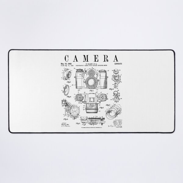 Item preview, Photography Camera Vintage Classic Patent Drawing Print designed and sold by GrandeDuc.