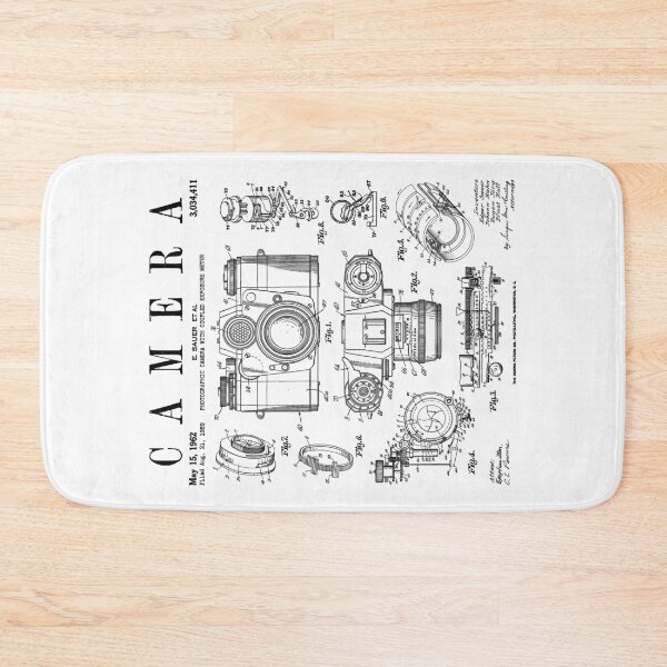 Item preview, Photography Camera Vintage Classic Patent Drawing Print designed and sold by GrandeDuc.