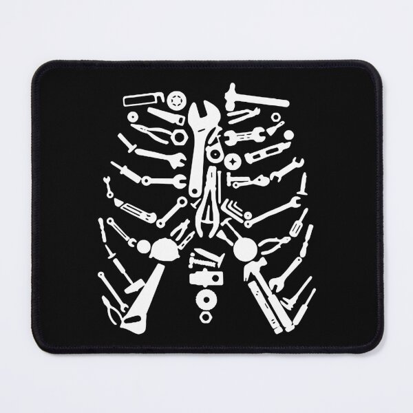 Item preview, Mechanic Funny Trade Ribs Chest Tools Body Hammer Screw Per Hour Art Design Happy Apparel Essential Inspiration Joy Mood Funny designed and sold by DesignByHeartUK.