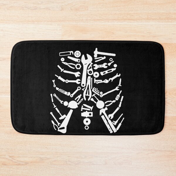Item preview, Mechanic Funny Trade Ribs Chest Tools Body Hammer Screw Per Hour Art Design Happy Apparel Essential Inspiration Joy Mood Funny designed and sold by DesignByHeartUK.