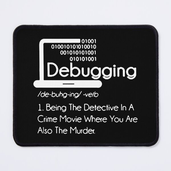 Item preview, Funny Debugging Defination Programmer Java C++ Choose Your option Python Love Art Design Happy Apparel Essential Inspiration Joy Mood Funny Cat designed and sold by DesignByHeartUK.