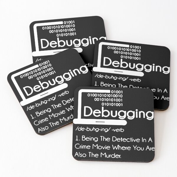 Item preview, Funny Debugging Defination Programmer Java C++ Choose Your option Python Love Art Design Happy Apparel Essential Inspiration Joy Mood Funny Cat designed and sold by DesignByHeartUK.