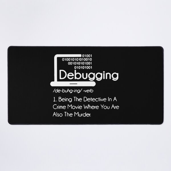 Item preview, Funny Debugging Defination Programmer Java C++ Choose Your option Python Love Art Design Happy Apparel Essential Inspiration Joy Mood Funny Cat designed and sold by DesignByHeartUK.