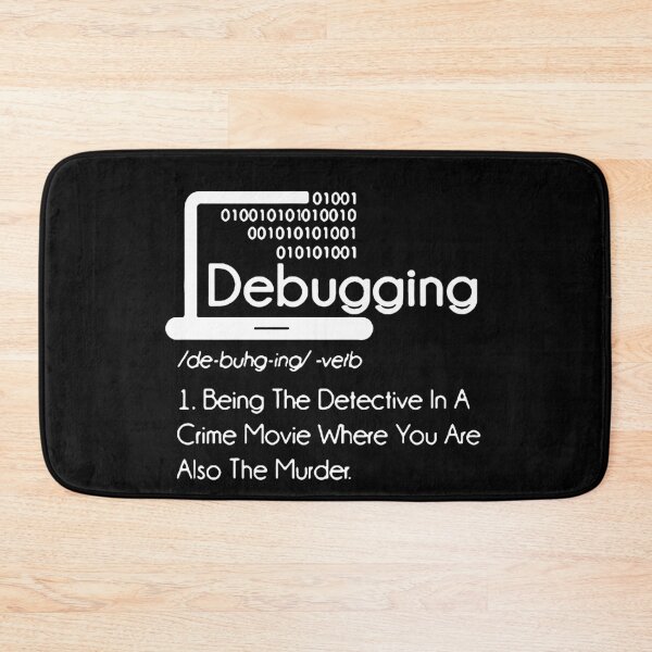 Item preview, Funny Debugging Defination Programmer Java C++ Choose Your option Python Love Art Design Happy Apparel Essential Inspiration Joy Mood Funny Cat designed and sold by DesignByHeartUK.