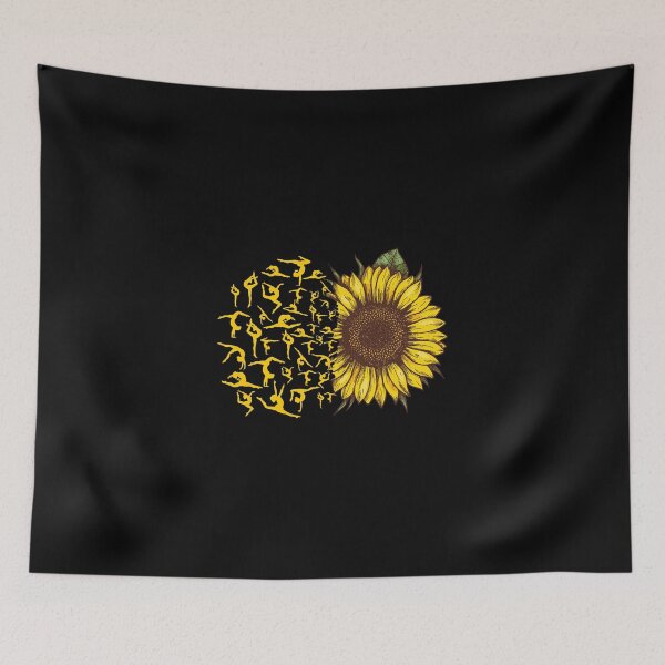 Item preview, Gymnastics sunflower wallpaper designed and sold by lauricecmd.