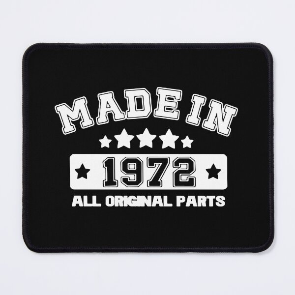 Item preview, Made in 1972 All Original Parts Gift Premium Apparel Funny Holiday Xmas designed and sold by DesignByHeartUK.