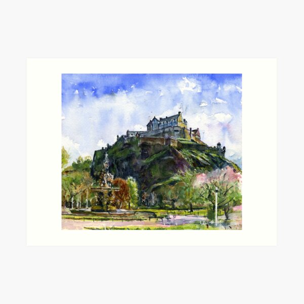 Edinburgh Castle Scotland Art Print