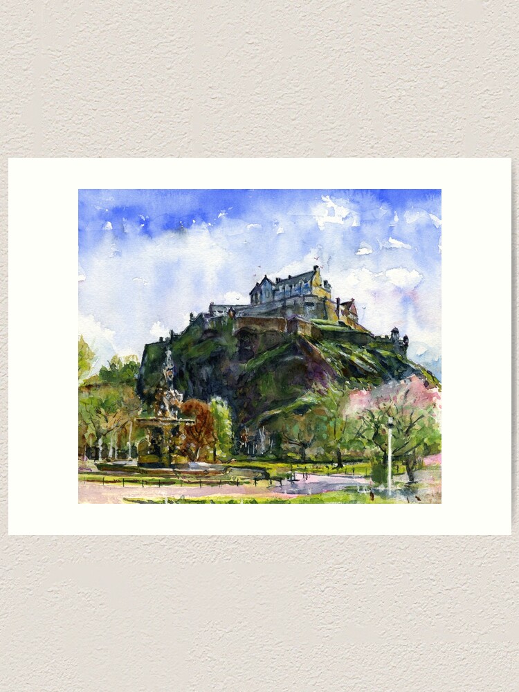 "Edinburgh Castle Scotland" Art Print for Sale by LifePortraits Redbubble