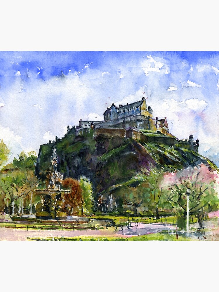 "Edinburgh Castle Scotland" Framed Art Print for Sale by LifePortraits
