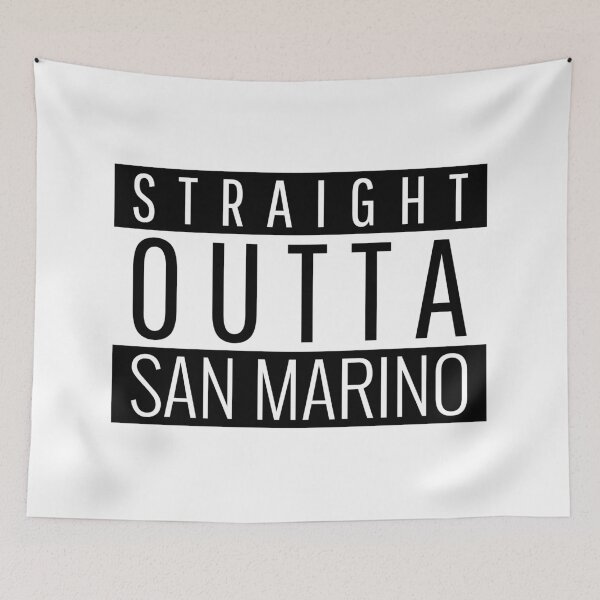 Item preview, Straight Outta San Marino California  designed and sold by Teelogic.