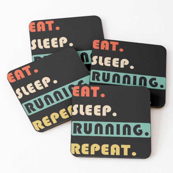 Item preview, EAT SLEEP RUNNING REPEAT designed and sold by lauricecmd.