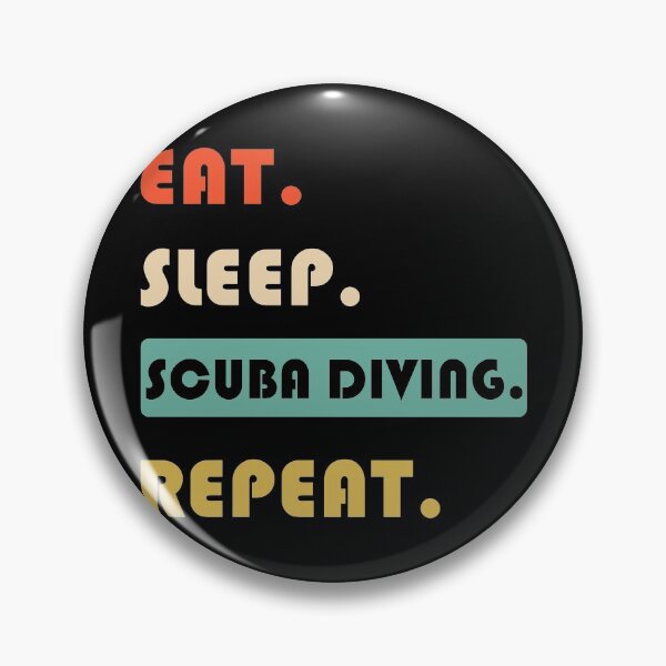 Item preview, EAT SLEEP SCUBA DIVING REPEAT designed and sold by lauricecmd.