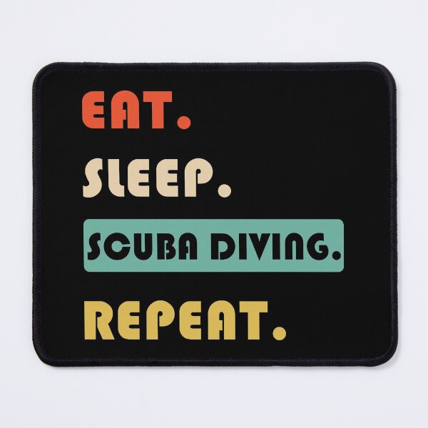 Item preview, EAT SLEEP SCUBA DIVING REPEAT designed and sold by lauricecmd.