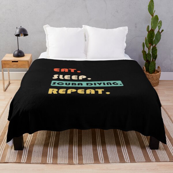 Item preview, EAT SLEEP SCUBA DIVING REPEAT designed and sold by lauricecmd.