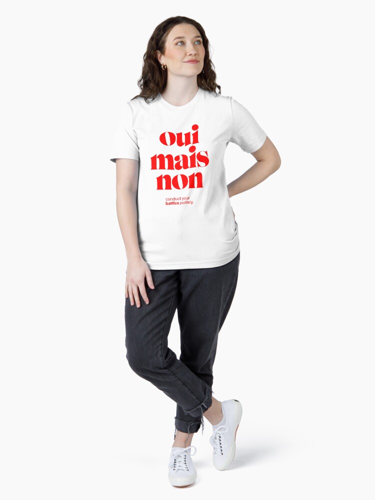 Graphic Tees T Shirt Oui Mais Non Essential T-Shirt Mit 