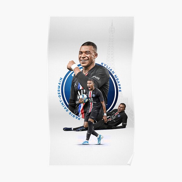 Fußballer Kylians Art Poster