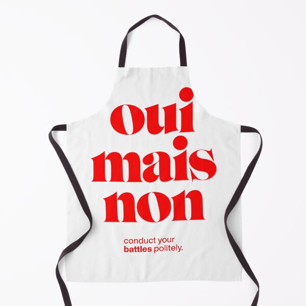 Item preview, oui mais non statement print: conduct your battles politely. designed and sold by TrueType.