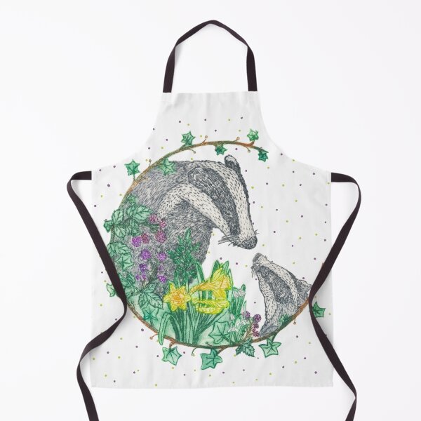 Item preview, Mother & Baby Badger designed and sold by CraftyBunStudio.