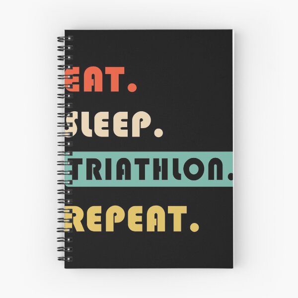 Item preview, EAT SLEEP TRIATHLON REPEAT designed and sold by lauricecmd.