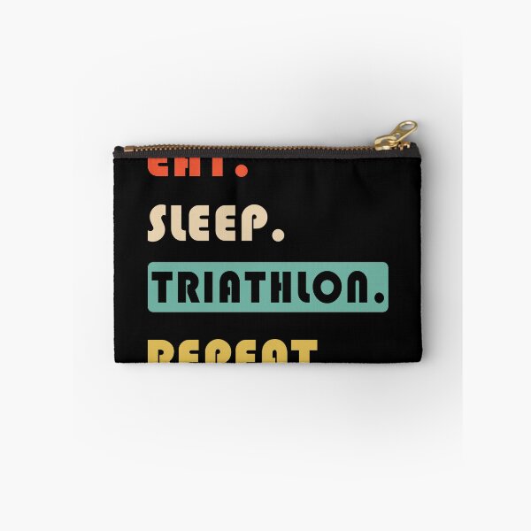 Item preview, EAT SLEEP TRIATHLON REPEAT designed and sold by lauricecmd.
