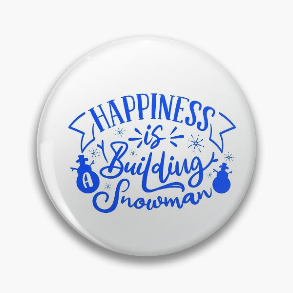 Item preview, Happiness Is Building A Snowman Quote designed and sold by Open Canvas.