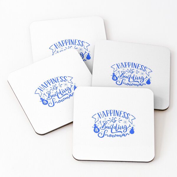 Item preview, Happiness Is Building A Snowman Quote designed and sold by Open Canvas.
