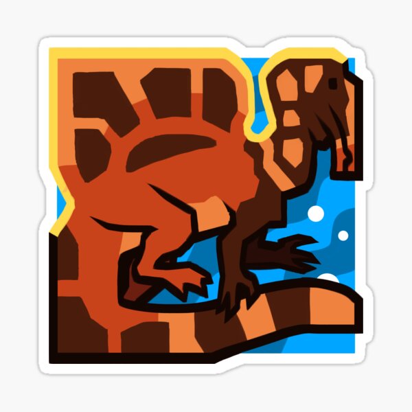 Item preview, Dinosquares: Spinosaurus designed and sold by idrawsdinosaurs.