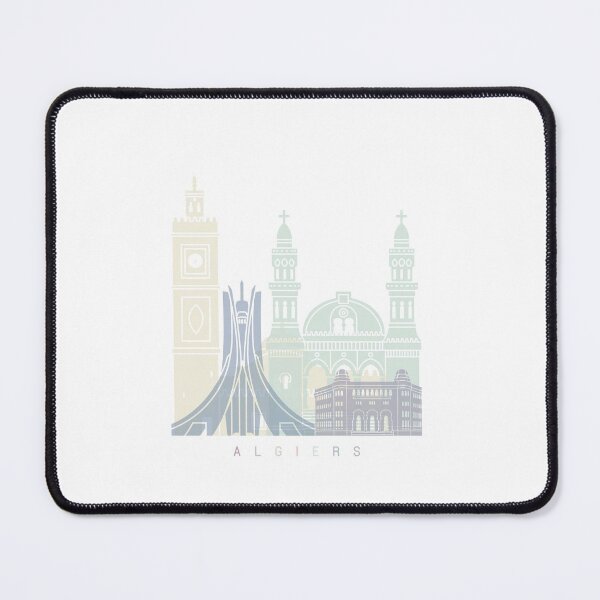 Item preview, ALGIERS SKYLINE POSTER PASTEL designed and sold by paulrommer.