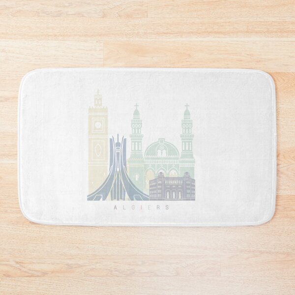 Item preview, ALGIERS  SKYLINE POSTER PASTEL designed and sold by paulrommer.