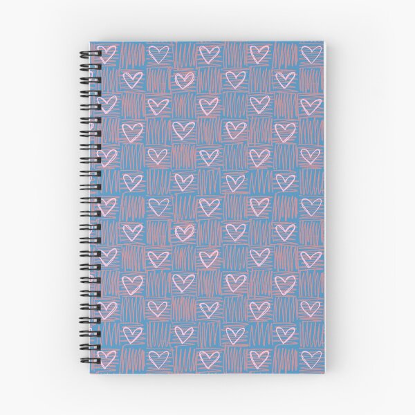 Item preview, Soft pastel checkered cute heart pattern designed and sold by IevaLiART.