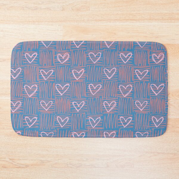 Item preview, Soft pastel checkered cute heart pattern designed and sold by IevaLiART.