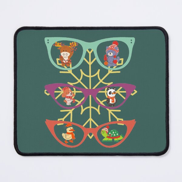 Item preview, Animals wearing Christmas costumes, looking in goggles  designed and sold by Ewry.