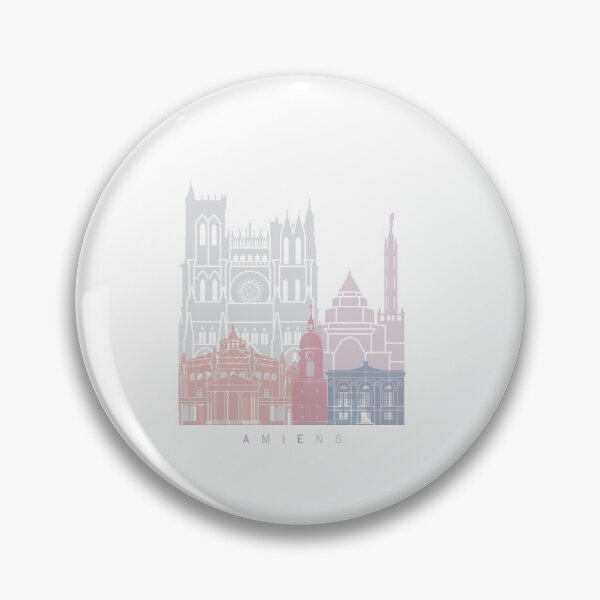 Item preview, AMIENS SKYLINE POSTER PASTEL designed and sold by paulrommer.