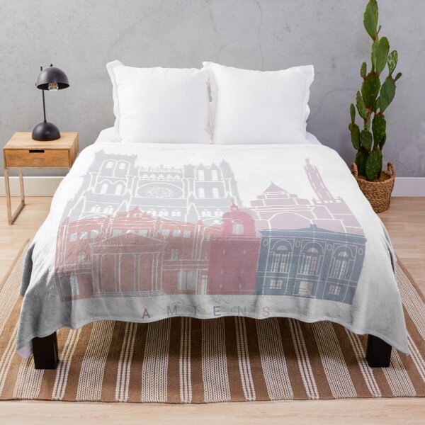 Item preview, AMIENS SKYLINE POSTER PASTEL designed and sold by paulrommer.