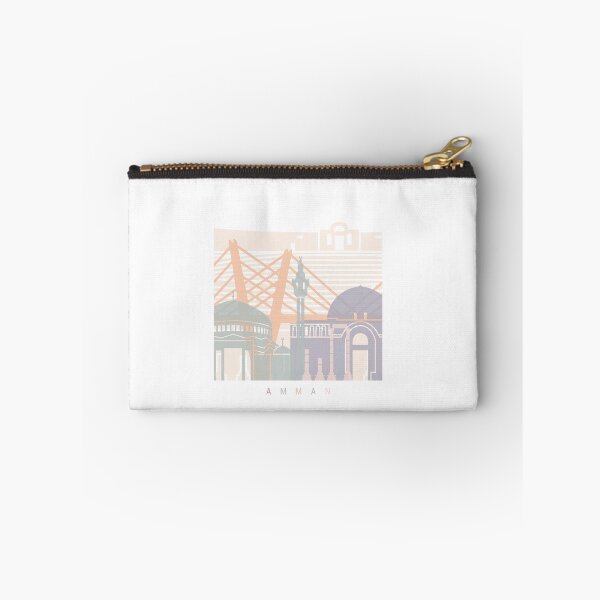 Item preview, AMMAN SKYLINE POSTER PASTEL designed and sold by paulrommer.