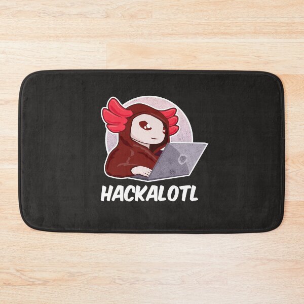Item preview, Funny Anime Comic Axolotl - Computer Hacker Coder Nerd designed and sold by propellerhead.