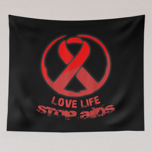 Item preview, Hiv Aids Ribbon World Aids Day Hiv Awareness designed and sold by ToddJJJ.