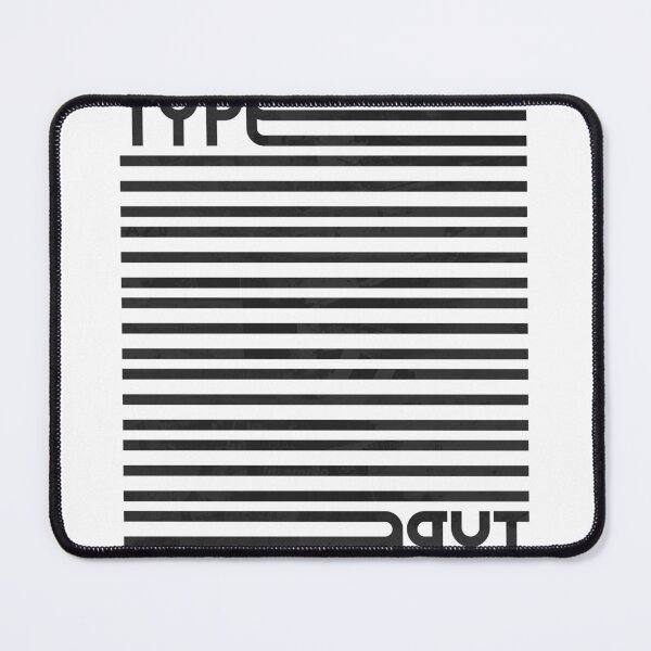 Item preview, Type Stripes (Black) designed and sold by John Uttley.