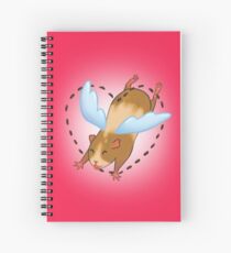 Guinea Pig Angel poop Spiral Notebook