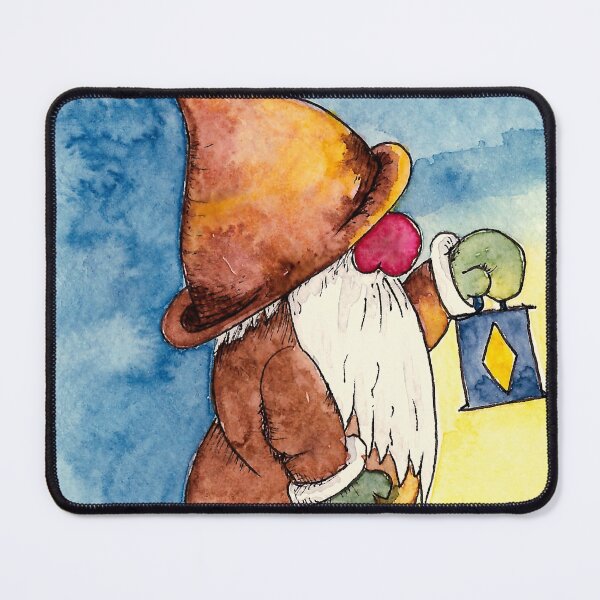 Item preview, Christmas Gnome Tomte With Lantern designed and sold by JulieSpriddle.