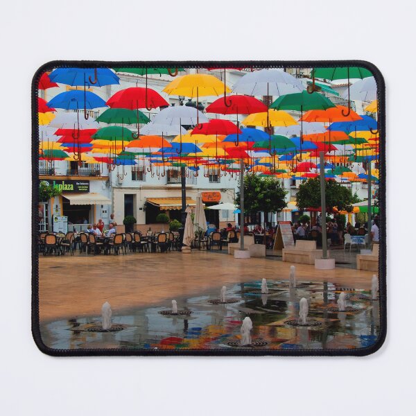 Item preview, Colourful Umbrellas Torrox Costa Del Sol Spain designed and sold by AndyEvansPhotos.