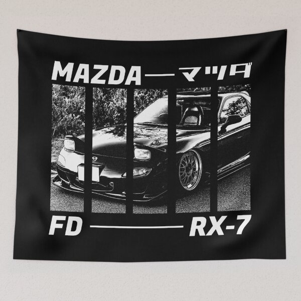 Item preview, MAZDA RX-7 FD Black 'N White 3 (Black version) designed and sold by Cero81.