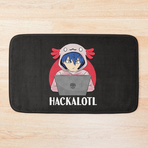 Item preview, Funny Anime Comic Axolotl Cosplay - Computer Hacker Coder designed and sold by propellerhead.