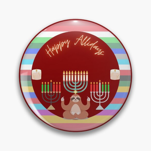 Item preview, Happy Allidays, Holiday Sloth, Inclusive Multicultural Holidays designed and sold by H3designs.