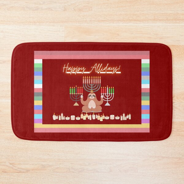 Item preview, Happy Allidays, Holiday Sloth, Inclusive Multicultural Holidays designed and sold by H3designs.