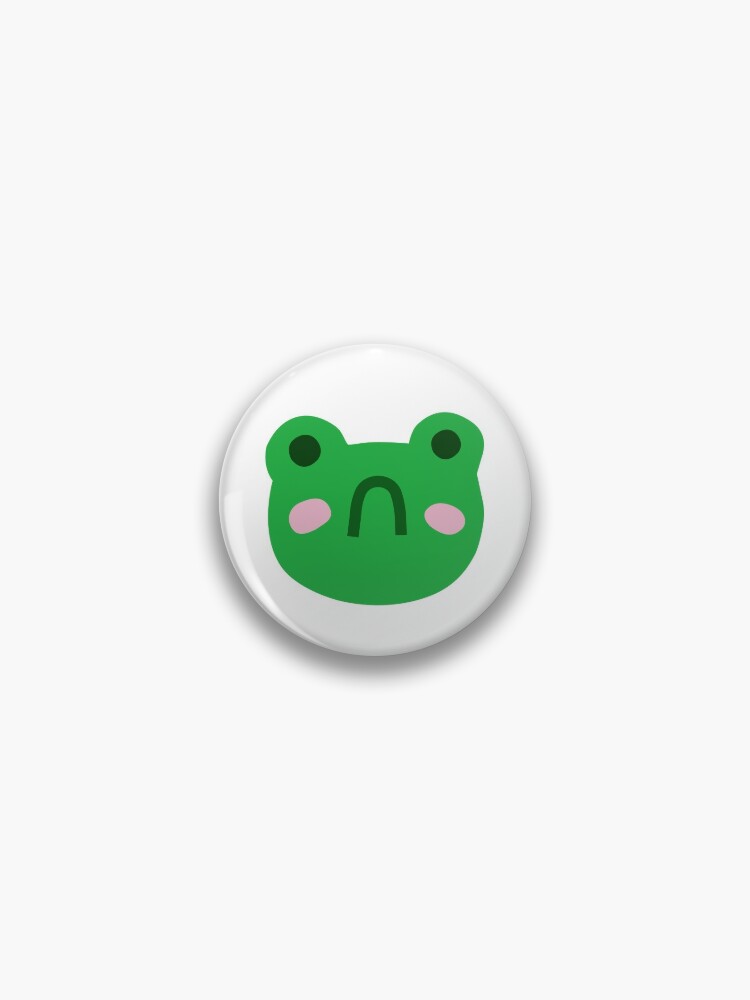 Sad Frog Kidcore Pin for Sale by arkeadesain