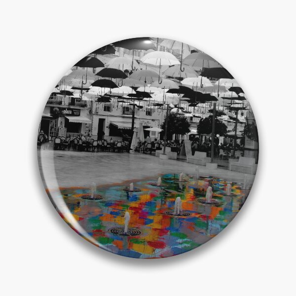Item preview, Colourful Umbrellas Torrox Costa Del Sol Spain designed and sold by AndyEvansPhotos.